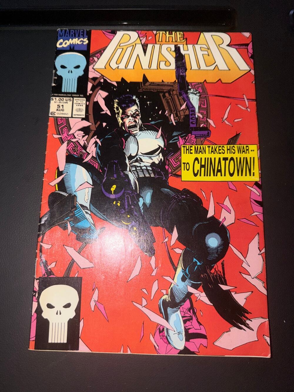 The Punisher #5 Marvel Comics Aug 1991 Chinatown Direct Edition